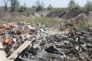 Под Астраханью обнаружили свалку отходов консервного производства