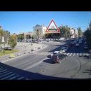 В центре Астрахани сняли на видео ДТП с пятью пострадавшими