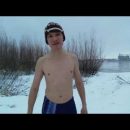 Астраханцы зимой купаются в Волге