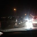 В Астрахани на мосту столкнулись четыре автомобиля