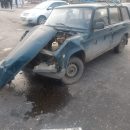 В Астрахани после столкновения с легковой машиной перевернулась маршрутка