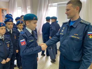 Астраханские лётчики открыли «Парту Героя»